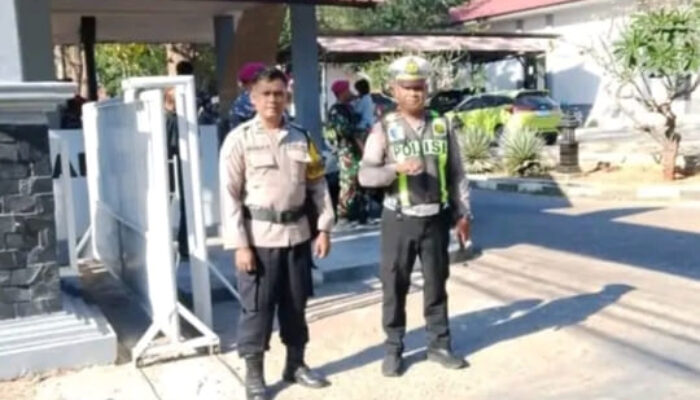 Polsek Alak Amankan Jalan Santai Festival Budaya Namosain