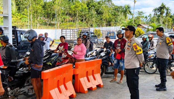 Polsek Wewewa Timur Patroli SPBU Gollu Sapi, Warga Diimbau Tak Timbun BBM