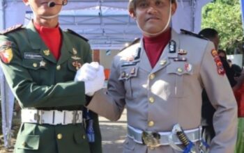 Sinergitas TNI-Polri Warnai Peringatan HUT ke-81 RI di Sumba Timur