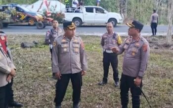 Pascagempa, Kapolres Ngada Cek Kerusakan Pospol Wolomeze