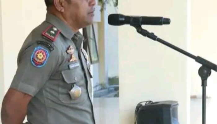 Pol PP SBD Ingatkan ASN Soal Disiplin Jam Kerja