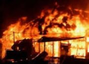 Rumah Agustinus Ngongo di Werilolo Tengah Diduga Dilalap Si Jago Merah, Sejumlah Barang Berharga Hangus