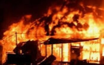 Rumah Agustinus Ngongo di Werilolo Tengah Diduga Dilalap Si Jago Merah, Sejumlah Barang Berharga Hangus