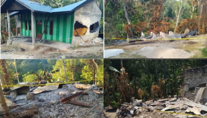 Sudah Satu Tahun Tiga Minggu, Kasus Pembakaran Empat Rumah di Wee Namba masih Bergulir di Meja Penyidik, Pelaku Belum Ditangkap