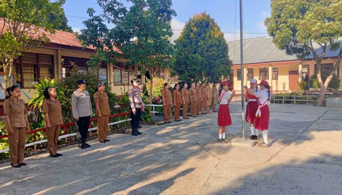 Polres Ngada Ingatkan Siswa SDK Kisanata soal Disiplin, Perundungan, Keselamatan Jalan, dan Menghargai Orang Lain