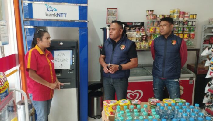 Polres Ngada Periksa Keamanan Alfamart, Temukan CCTV Rusak dan ATM Tak Berfungsi