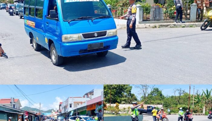 Petugas Turun ke Jalan, Satlantas Ngada Atur Arus Kendaraan di Dua Kecamatan